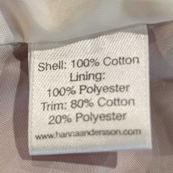 Hanna Andersson Christmas Holiday Corduroy Red Coat Dress Snowflakes 18 24 mo - Picture 9 of 11